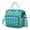 Greenish-blue-38, variant on Cat Lover Dual Compartment Lunch Box – Leakproof Insulated Cooler Tote with Funny Paw and Cat Prints, Adjustable Strap for Work, Picnic, or Travel
