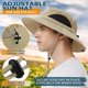 thumbnail image 4 of BEMS-1pcs sombrero caqui hombres señoras protección solar verano protección UV, 4 of 5