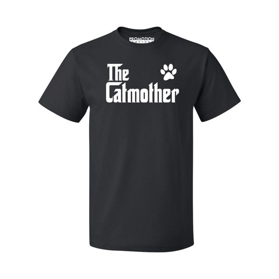 The Catmother Cat Lovers Mother's Day Men's T-shirt, 2XL, Black