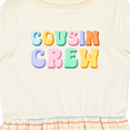 thumbnail image 4 of Inktastic Cousin Crew Girls Toddler Dress, 4 of 5