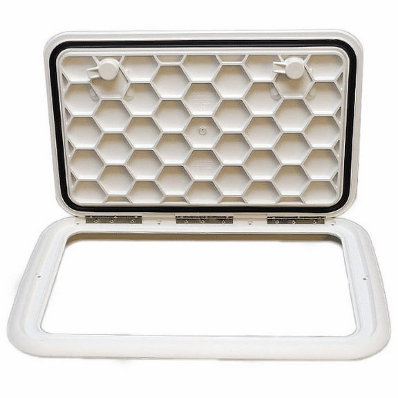Jim Black Boat Deck Hatch 581-1320-02 | 13 x 20 Inch Amherst White