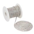thumbnail image 4 of Rhinestone Strips, Colorful Glittering Rhinestone Trim Exquisite Elegant Durable Sturdy  For DIY Craft For Clothes Decoration For Gift Silver Back AB Color,Gold Back AB, 4 of 8