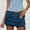 Dark Blue, variant on Women Cargo Denim Skorts Low Rise Bodycon Mini Jean Skirt Shorts Athletic Outdoor Cargo Shorts