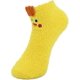thumbnail image 3 of Calcetines de dormir cálidos de invierno para mujer, de forro polar coral, con estampados de animales peludos, bonitos calcetines de suelo, talla única, forma de pato amarillo, 3 of 5