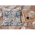 thumbnail image 2 of Dragonfly Fluffy Throw Pillow Cushion Cover, Butterfly Dragonfly Paisley Complex Motifs with Diverse Lines Art Image, Rectangle Accent Pillow Case, 26" x 16", Multicolor, by Ambesonne, 2 of 5