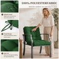 thumbnail image 4 of Kimunuk Outdoor Chair Cushions Set of 2, 42 x 21 x 4 in Non Slip Porch Swing Cushion Seat Back Cushions with Ties for Indoor Patio Rocking Chair, Green, 4 of 7