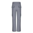 thumbnail image 5 of SJLDQY Child Girls Pants Wide Leg Baggy School Uniform Cargo Pants for Girls Solid Color Buttons Kids Fall Dress Pant With Pocket, 5 of 5