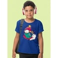 thumbnail image 2 of Bird On Snowboard T-Shirt Juniors -Image by Shutterstock,  x-Large, 2 of 4