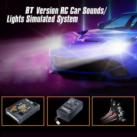 G.T.POWER E32 BT Car Sounds Light Simulated System for Road Grader Climbing Car SUV Truck RC