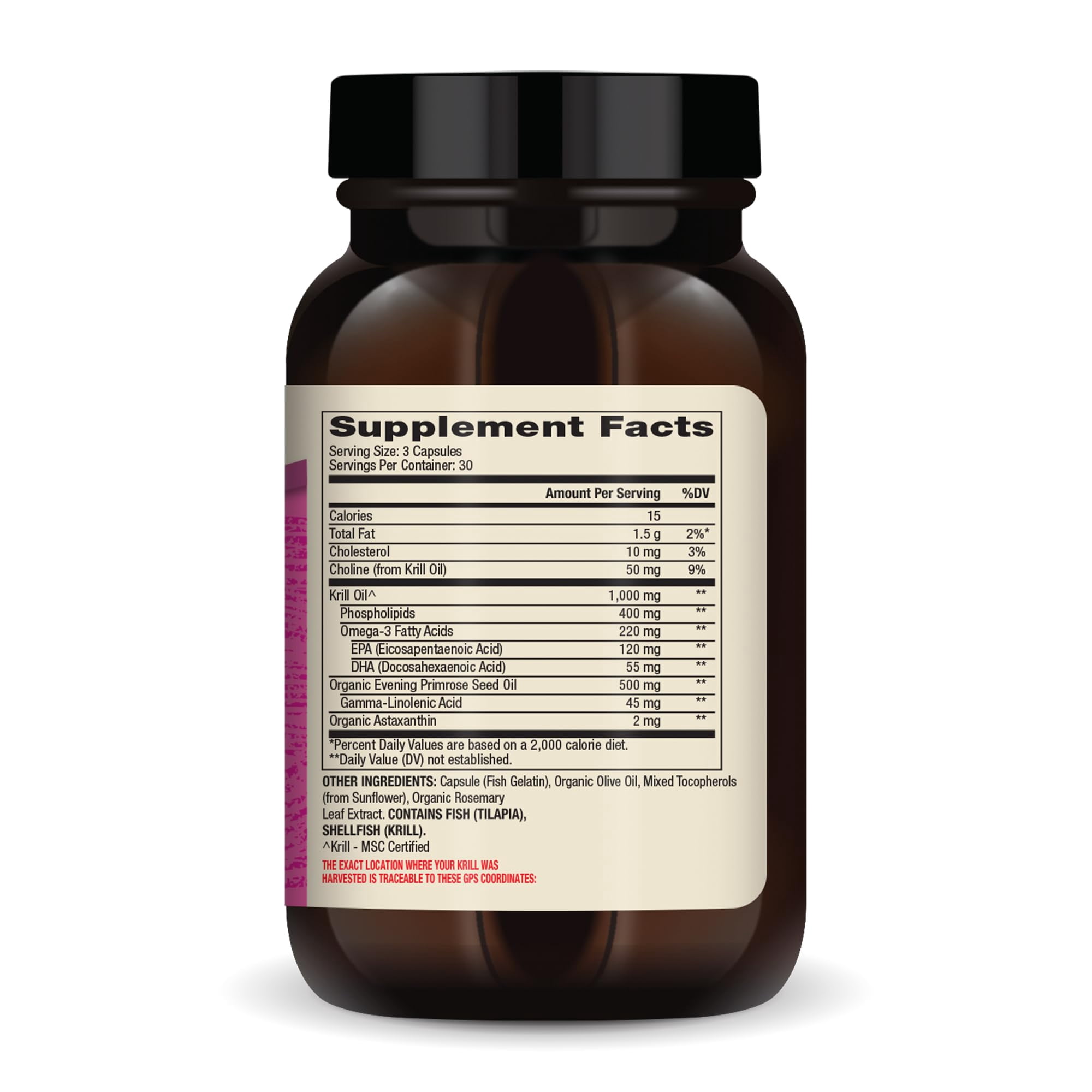 Dr. Mercola Krill Oil for Women - 2 mg Astaxanthin - MSC Certified Sustainable - Supports Brain, Skin & Immune Systems - with Omega-3s - Non-GMO, Gluten-Free & Soy-Free - 90 Capsules (30 Servings)