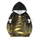 thumbnail image 5 of Sudadera con capucha para niños, moderna, informal, holgada, con estampado de manga larga, gorro con bolsillo de cuerda, sudadera de poliéster para niños., 5 of 5