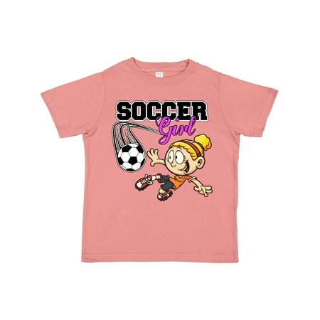 

Inktastic Soccer Girl Gift Toddler Toddler Girl T-Shirt