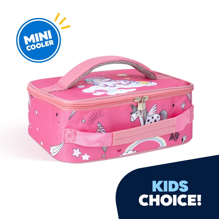JEEXI Kids Insulated Lunch Bag, Pink Unicorn photo 1
