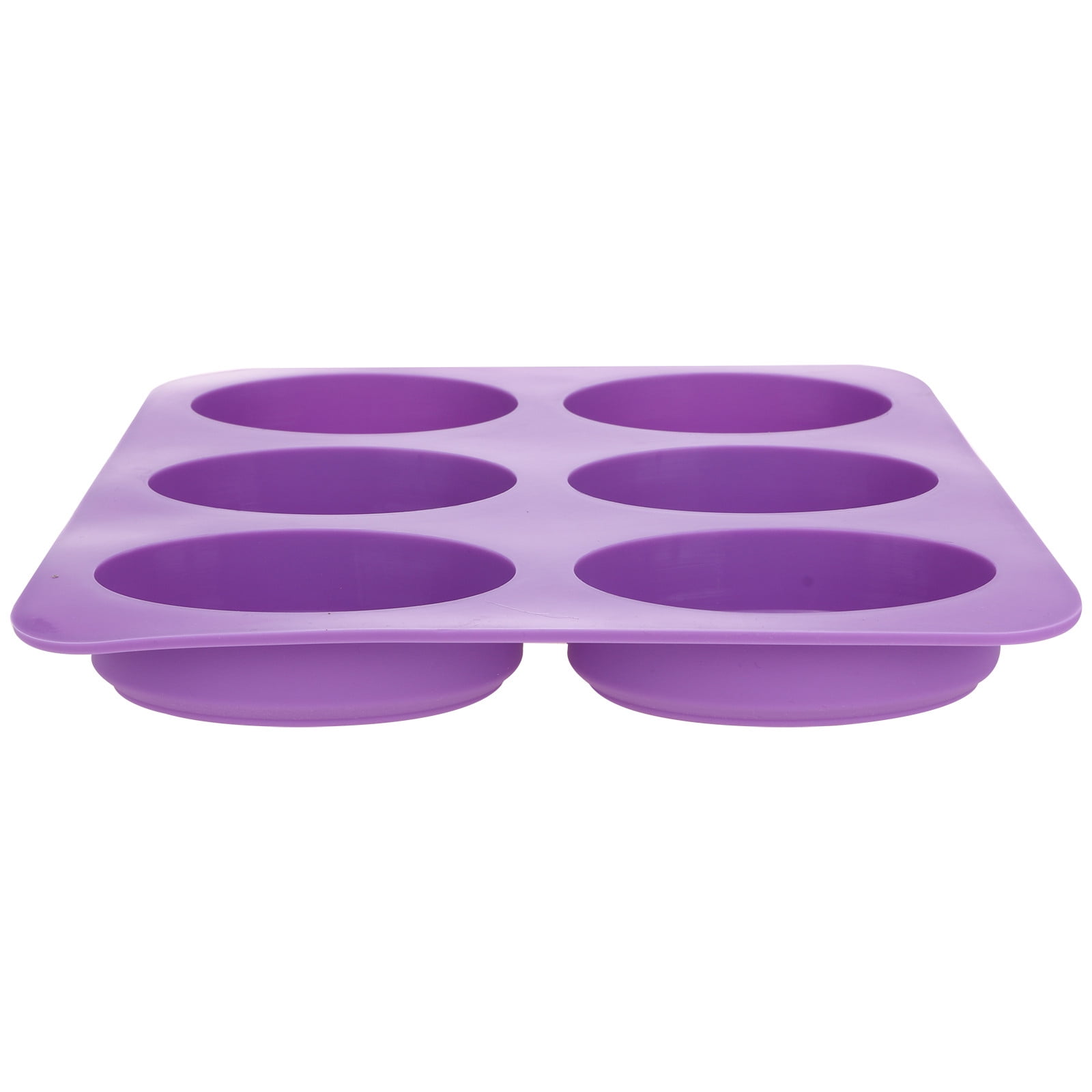 OAVQHLG3B Six Consecutive Oval Soap Molds, Silicone Soap Molds, Lace