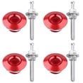 thumbnail image 1 of Maytalsory 4pieces Locking Pin Set To Stand Out On Road These Locking Mounted Hood Pins red, 1 of 6