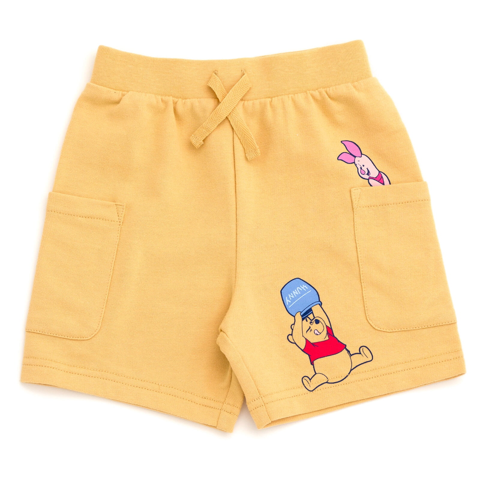 Disney Winnie the Pooh Piglet T-Shirt and French Terry Shorts Outfit Set Newborn to Little Kid