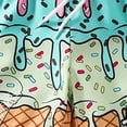 thumbnail image 7 of JUMEYU Shorts for Boys Boy's Summer Boho Print Drawstring High Waisted Shorts Size 9-10 (Pink,9-10 Years), 7 of 7