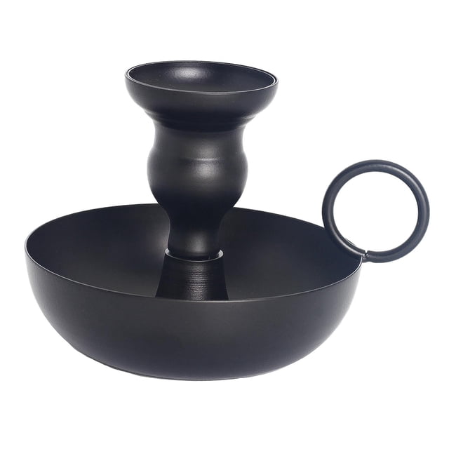 Iron Taper Candle Holder, Modern Decorative Candlestick Holder, with A Handle, Easy to Take
