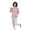 C-Pink170, variant on DHFJKG Pajamas For Women Set Flannel Winter Sleepwear Long Sleeve Loose Fit Top Elastic Waist Ankle-Tied Plaid Pants 2 Piece Loungewear Fuzzy Soft Homewear