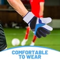 thumbnail image 3 of OULII Goalkeeper Protection Gear Blue Football Glove for Adults with Easy Fit Design, 3 of 7