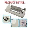 thumbnail image 3 of Car Left Driver & Right Passenger Side Sun Visor With Makeup Mirror, For Ford Focus 2012 2013 2014 2015 2016 2017 2018 Replacement Sunshade Sun With Light -Main driver-left, 3 of 5
