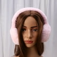 thumbnail image 5 of Ear Warmer Winter Plush Ear Covers Headwear Outdoor Earmuffs Accessory for Women Girls Winter (Pink), 5 of 10