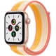 thumbnail image 1 of Apple Watch SE Reloj Inteligente (1.ª Generación) (GPS + Celular) con Caja de Aluminio Dorado de 44 Mm y Correa Deportiva Color Maíz/blanco. (Impermeable), 1 of 1