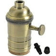 thumbnail image 1 of Antique Brass Lamp Holder Switch E27 Pendent Light, 1 of 4