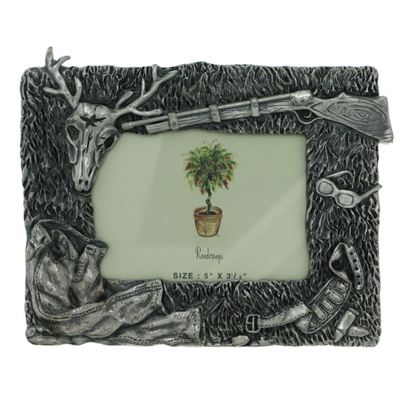 Hunting Outdoor Themed Pewter Picture-Frame Father Deer Hunter PF61