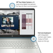 HP 15.6 FHD Laptop, AMD Ryzen 5 5500U, 8GB RAM, 256GB SSD, Spruce Blue, Windows 11 Home