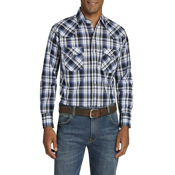 Ely Cattleman - Ely Cattleman Men's Short Sleeve Plaid Western Shirt ...