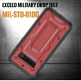 thumbnail image 5 of ArmadilloTek Vanguard Case Compatible with Samsung Galaxy S10+ Plus Military Grade Full-Body Rugged with Built-in Kickstand [Screenless Version] - Red, 5 of 5