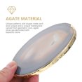thumbnail image 3 of Agate Coaster Natural Coaster Home Coffee Table Decoration Heat Insulated Pad, 3 of 9