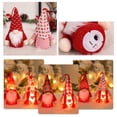 thumbnail image 4 of Regalos de gnomo de felpa Ticfox luz LED San Valentín muñeca sin rostro adornos hechos a mano, 4 of 12
