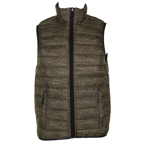 Hawke Co. Outfitter Mens Brown Black Reversible Puffer Vest  XS