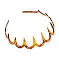 thumbnail image 1 of Alice Band Hair Head Peine Diadema Pinza Niñas Damas - marrón Sunnimix Diadema de dientes profundos, 1 of 6
