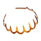 thumbnail image 1 of Alice Band Hair Head Peine Diadema Pinza Niñas Damas - marrón Sunnimix Diadema de dientes profundos, 1 of 6