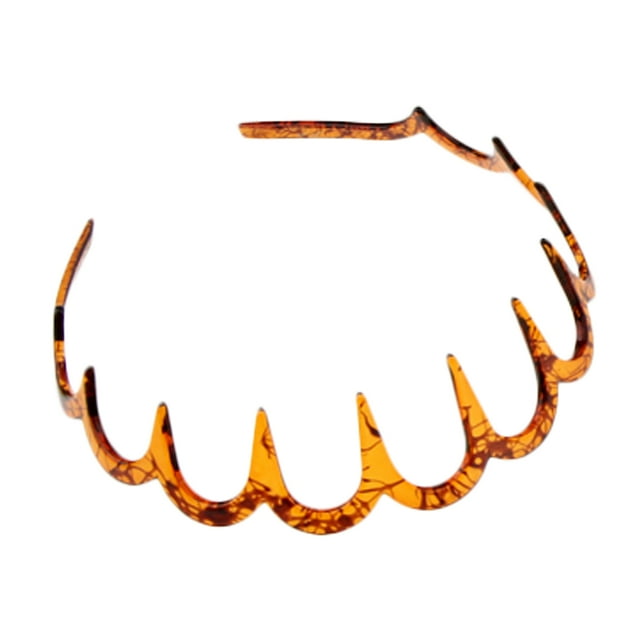 Alice Band Hair Head Peine Diadema Pinza Niñas Damas - marrón Sunnimix Diadema de dientes profundos