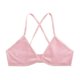 thumbnail image 3 of Women Soft Seamless Comfort Bra Girls French Style Breathable Bralette Deep V Triangle Cup Wireless Thin Lingerie Push Up Bras, 3 of 5