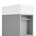 thumbnail image 4 of MIDOQIN Bathroom Vanity with Sink, 18.6" Freestanding Bathroom Vanity Cabinet with Toilet Paper Holder & 1 Door, 4 of 15