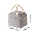 thumbnail image 3 of Dmlowu Lunch Box for Women Men, Thermal Insulated Lunch Bag with Handle, Portable Reusable Cooler Tote Bags for Office Car Picnic Camping Outdoor, 3 of 7