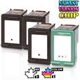 thumbnail image 1 of 4 Inkfirst Remanufactured Ink Cartridges Replacement for HP 98 95 C9364WN C8766WN Photosmart 2570 2575 C4100 C4110 1SET+2BK, 1 of 1