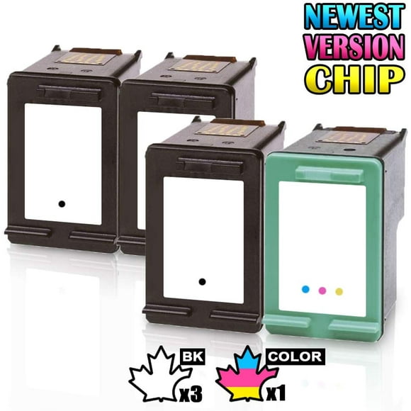 4 Inkfirst Remanufactured Ink Cartridges Replacement for HP 98 95 C9364WN C8766WN Photosmart 2570 2575 C4100 C4110 1SET+2BK