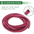 thumbnail image 4 of Universal Car Door Edge Protective Sealing Strip UType Door Scratch Protection Guard .ft m scratch Collision PVC Iron Purple, 4 of 6