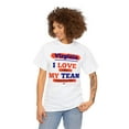 thumbnail image 2 of DJH Apparel | Virginia: I LOVE MY TEAM Sports  Athletic Unisex T-shirt, 2 of 7