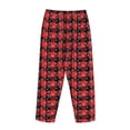 thumbnail image 3 of Lsque Christmas With Snowflakes Print Women's Pajama Pants, Lounge Pant - Comfortable Home Wear,Elastic Waistband, Stylish Design-, 3 of 9