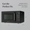thumbnail image 4 of Farberware 1.1 cu ft Microwave Oven,1000W Countertop Microwave Oven with Auto Cook Menu, Black, 4 of 6
