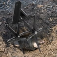 thumbnail image 6 of 2 Pack Mole Traps Thickened Metal Mole Scissor Trap Reusable Mole Trap Mole Control Easy Set Ground Mole Trap for Lawns (Black）, 6 of 11