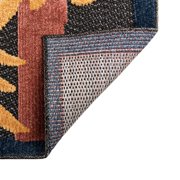 Unique Loom Belize Outdoor Collection Area Rug - Ambergris (2 x 3 Rectangle Charcoal/Light Blue)