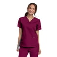 thumbnail image 1 of Landau Essentials Scrub Top for Women: 4 Pockets, Classic Relaxed Fit, Durable V-Neck 8219, 1 of 4